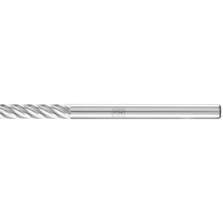 Pferd Carbide Bur - Cylind. (Plain End), INOX Cut - 1/8" x 1/2" x 1/8" Shank - SA-43 23127